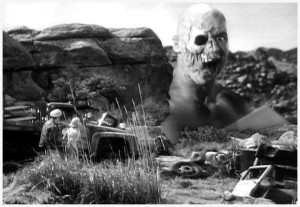 Dean Parkin back in familiar makeup in War of the Colossal Beast (1958).